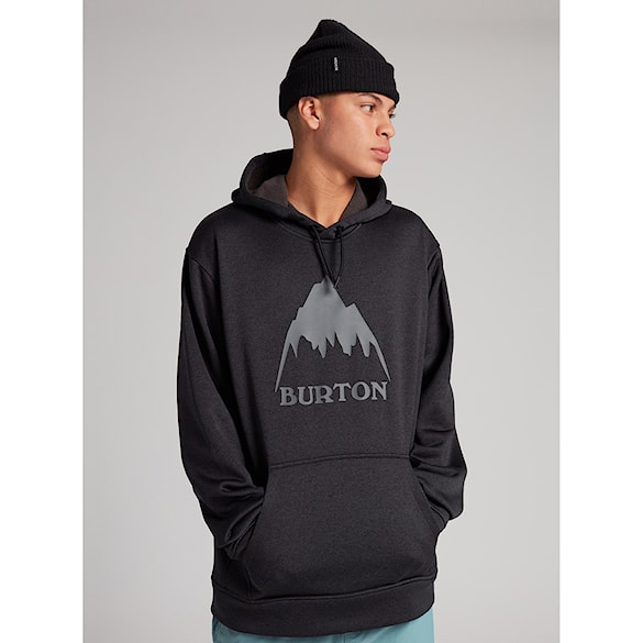 Bluza techniczna Burton Oak Pullover true black heather 2026 - 2