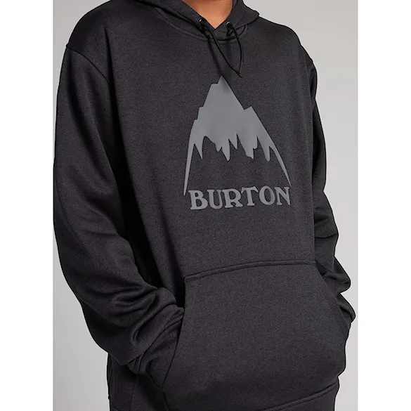 Bluza techniczna Burton Oak Pullover true black heather 2026 - 5