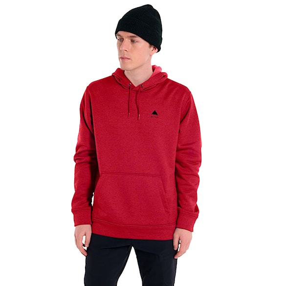Technická mikina Burton Oak Pullover deep red heather 2025 - 4