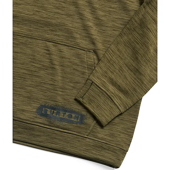 Bluza techniczna Burton Oak Pullover dried moss heather 2027 - 3