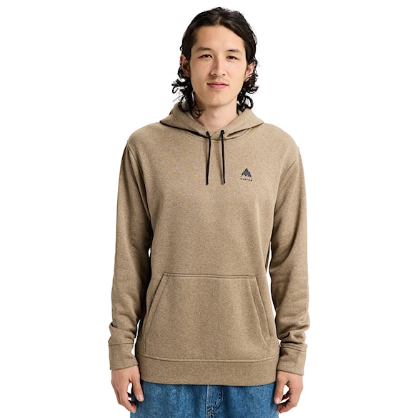 Technická mikina Burton Oak Pullover summit taupe heather 2026 - 2