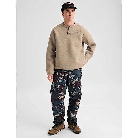Bluza techniczna Burton Spacecloud Henley summit taupe heather 2027 - 4