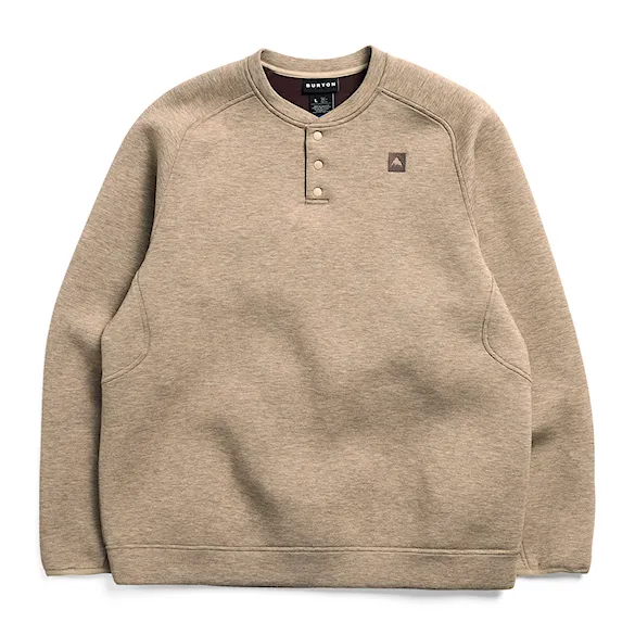 Bluza techniczna Burton Spacecloud Henley summit taupe heather 2027 - 5