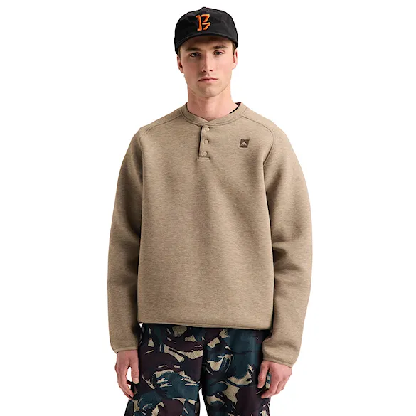 Bluza techniczna Burton Spacecloud Henley summit taupe heather 2027 - 1