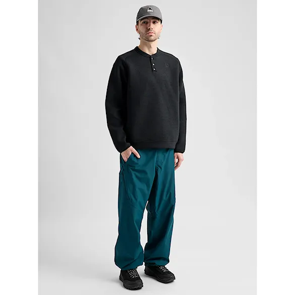 Bluza techniczna Burton Spacecloud Henley true black heather 2027 - 4