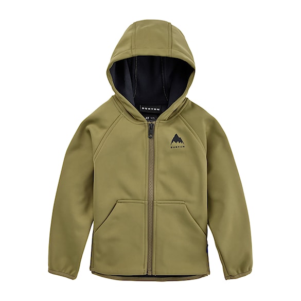 Technical Hoodie Burton Toddler Crown Weatherproof Full-zip martini olive 2024 - 1