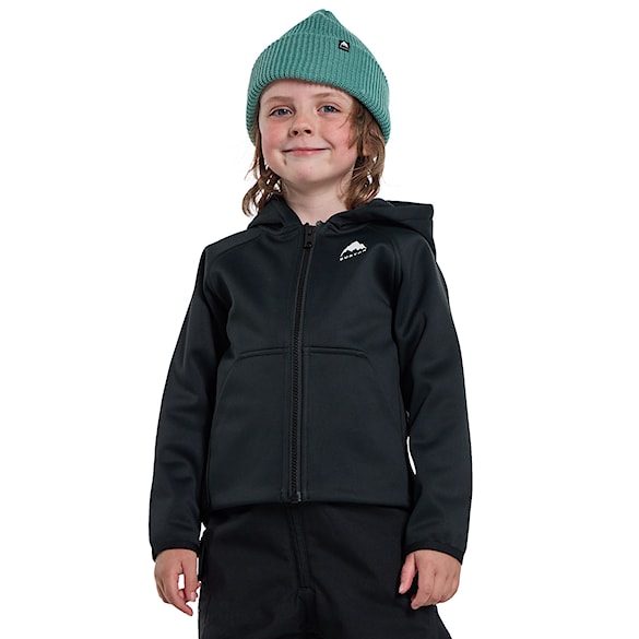 Technická mikina Burton Toddler Crown Weatherproof Full-zip true black 2025 - 2