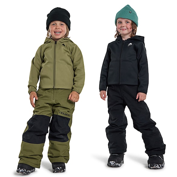 Technická mikina Burton Toddler Crown Weatherproof Full-zip true black 2025 - 5