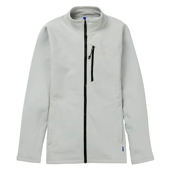 Technical Hoodie Burton Wms [ak] Baker Stretch Fleece FZ grey cloud 2025 - 1