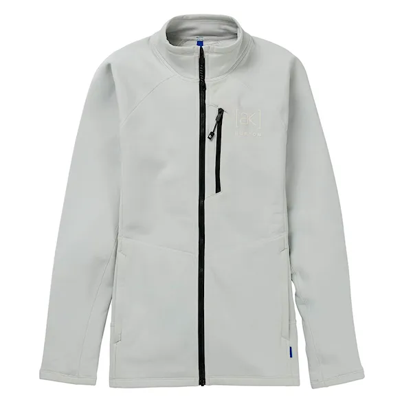 Technical Hoodie Burton Wms [ak] Baker Stretch Fleece FZ grey cloud 2025 - 1
