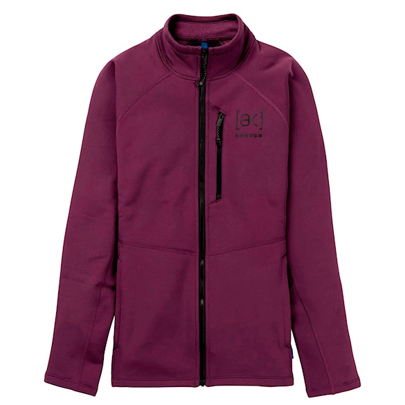Bluza techniczna Burton Wms [ak] Baker Stretch Fleece FZ purple root 2025 - 1