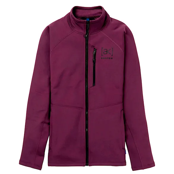 Technická mikina Burton Wms [ak] Baker Stretch Fleece FZ purple root 2025 - 1