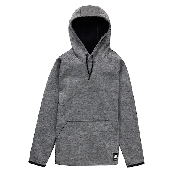 Technická mikina Burton Wms Crown Weatherproof PO true black heather 2026 - 3