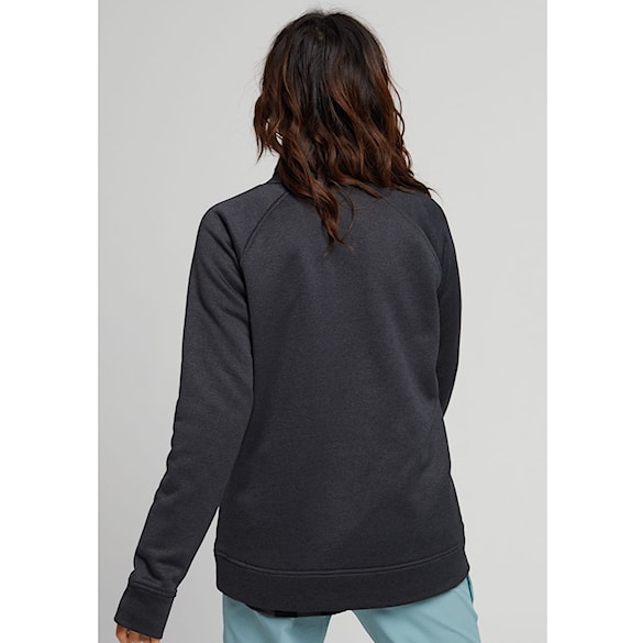 Technická mikina Burton Wms Oak Crew true black heather 2026 - 2