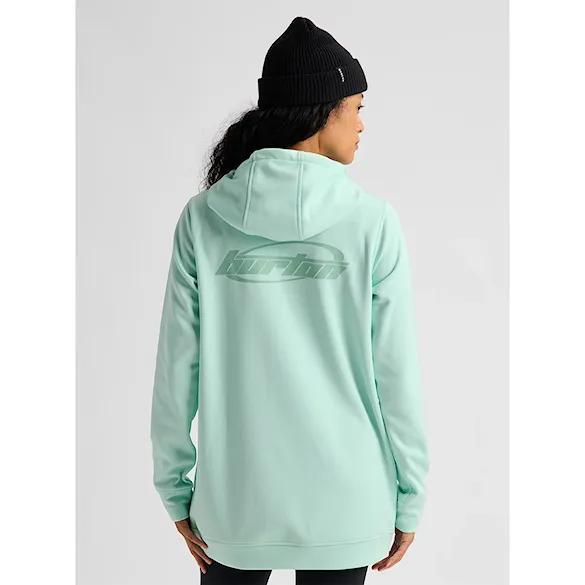 Bluza techniczna Burton Wms Oak Long Hooded Pullover spring frost 2027 - 2