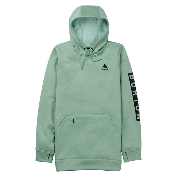 Technical Hoodie Burton Wms Oak Long Pullover Hoodie soft sage heather 2026 - 4