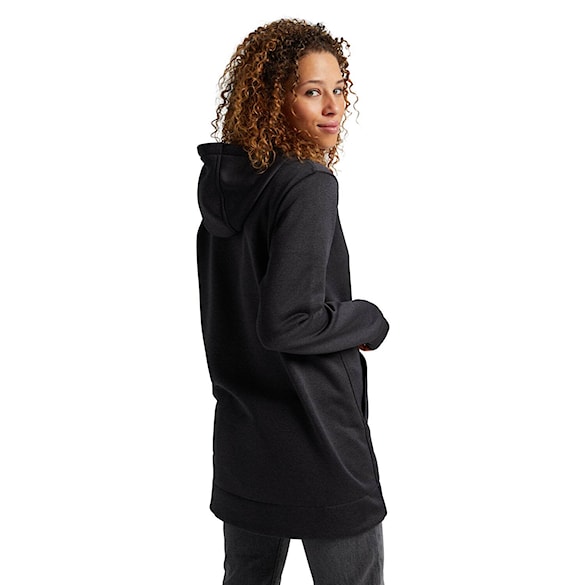 Technická mikina Burton Wms Oak Long Pullover Hoodie true black heather 2026 - 2