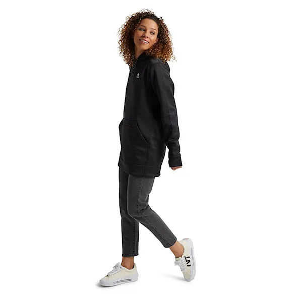Technická mikina Burton Wms Oak Long Pullover Hoodie true black heather 2026 - 4
