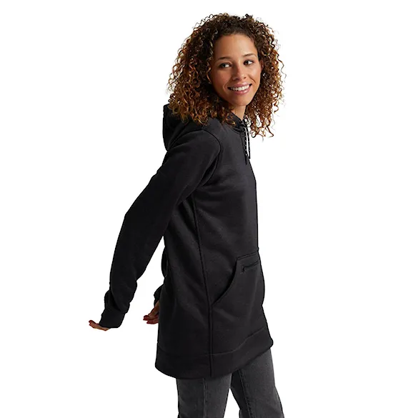 Technická mikina Burton Wms Oak Long Pullover Hoodie true black heather 2026 - 1