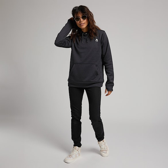 Technická mikina Burton Wms Oak Pullover true black heather 2026 - 4