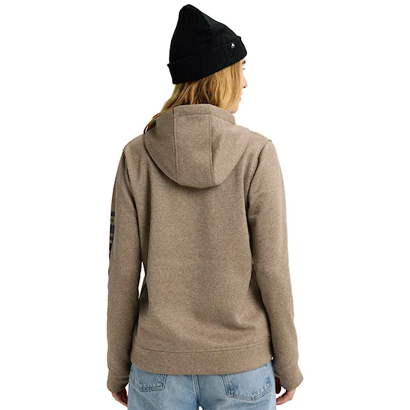 Technická mikina Burton Wms Oak Pullover summit taupe heather 2026 - 2