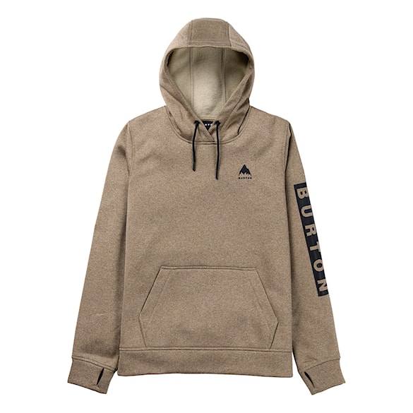 Technická mikina Burton Wms Oak Pullover summit taupe heather 2026 - 4