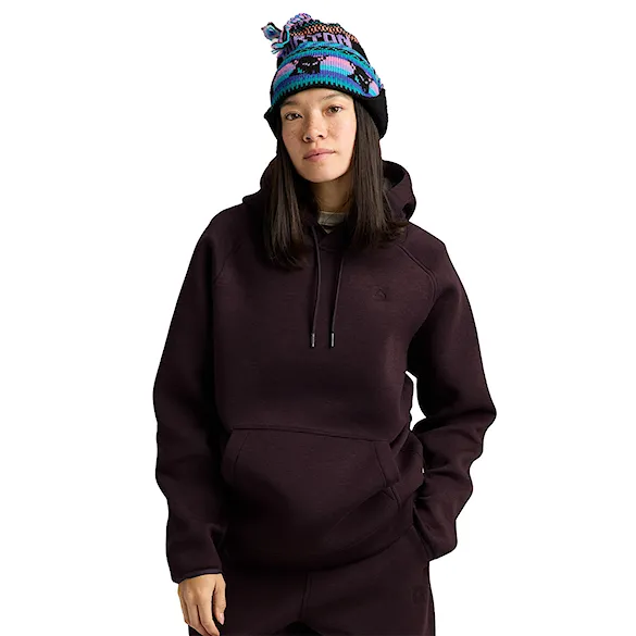 Bluza techniczna Burton Wms Spacecloud Pullover bear hug brown heather 2027 - 1
