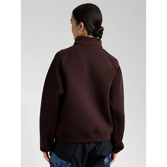 Bluza techniczna Burton Wms Spacecloud Qz bear hug brown heather 2027 - 2