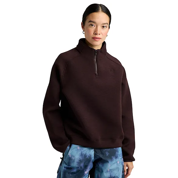 Bluza techniczna Burton Wms Spacecloud Qz bear hug brown heather 2027 - 1