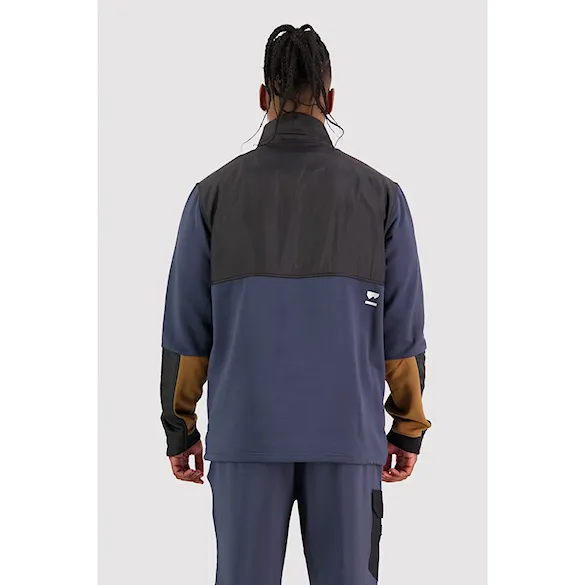 Technická mikina Mons Royale Decade Mid Pullover midnight/black 2023 - 2