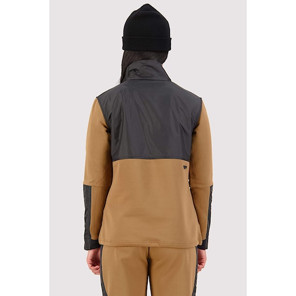 Technical Hoodie Mons Royale Wms Decade Mid Pullover toffee 2022 - 2