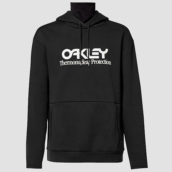 Technická mikina Oakley Rider Long 2.0 Hoodie black/white 2026 - 3
