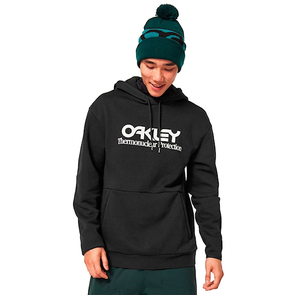 Technická mikina Oakley Rider Long 2.0 Hoodie black/white 2026 - 1