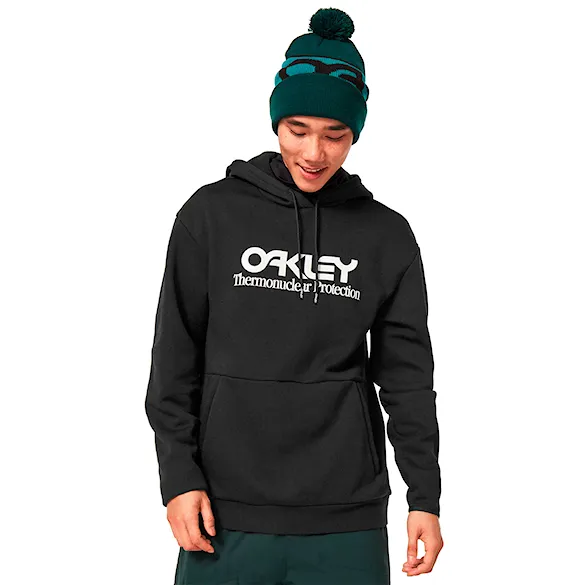 Technická mikina Oakley Rider Long 2.0 Hoodie black/white 2026 - 1