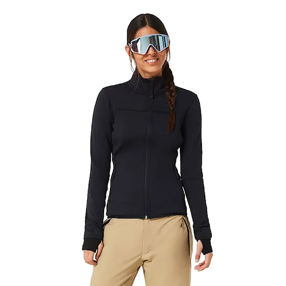 Technická mikina Oakley W. Canopy Full Zip Sweatshirt blackout 2027 - 1