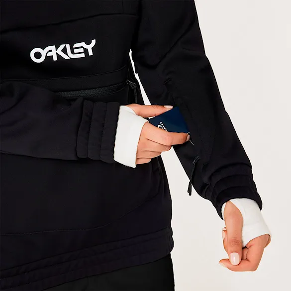 Technical Hoodie Oakley W.TNP Nose Grab Softshell Hoodie blackout/white 2026 - 7