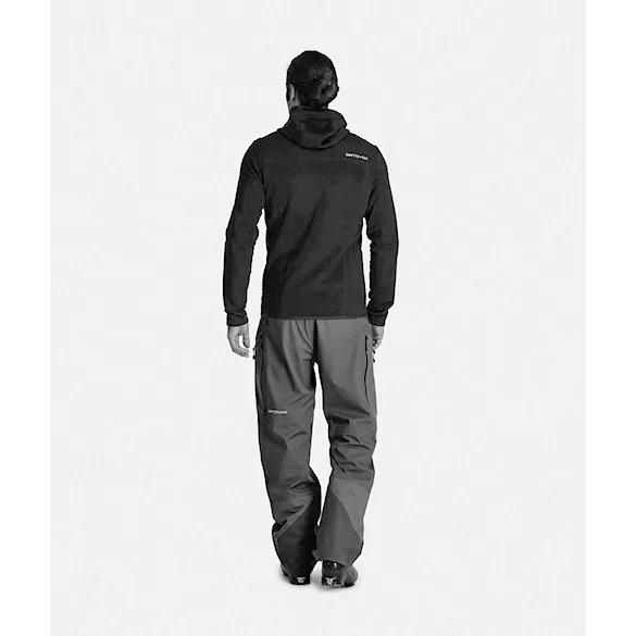 Bluza techniczna ORTOVOX Fleece Hoody black raven 2026 - 4