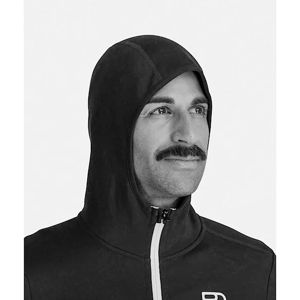 Bluza techniczna ORTOVOX Fleece Hoody black raven 2026 - 5