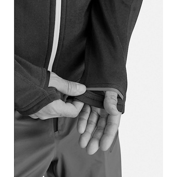 Technická mikina ORTOVOX Fleece Hoody black raven 2026 - 6