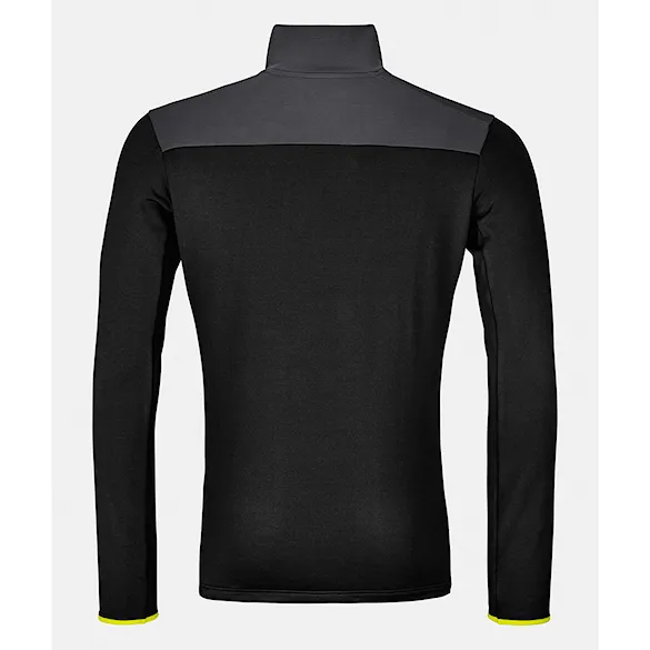 Technická mikina ORTOVOX Fleece Light Zip Neck black raven 2026 - 2