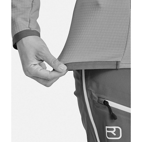 Technická mikina ORTOVOX Wms Fleece Grid Hoody mountain rose 2025 - 7