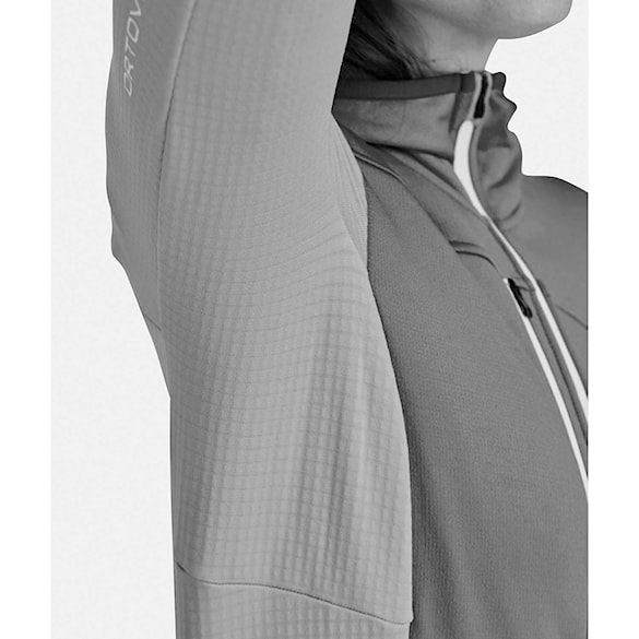 Technická mikina ORTOVOX Wms Fleece Grid Hoody mountain rose 2025 - 8