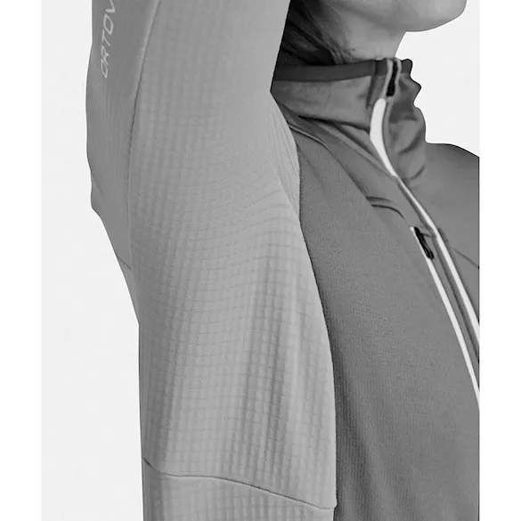 Technická mikina ORTOVOX Wms Fleece Grid Hoody mountain rose 2025 - 8