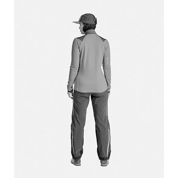 Bluza techniczna ORTOVOX Wms Fleece Grid Jacket dark arctic grey 2025 - 4