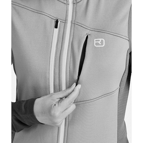 Vesta ORTOVOX Wms Fleece Grid Vest dark arctic grey 2025 - 5