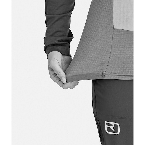 Vesta ORTOVOX Wms Fleece Grid Vest dark arctic grey 2025 - 6