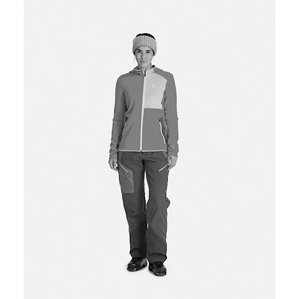 Bluza techniczna ORTOVOX Wms Fleece Hoody winetasting 2025 - 3