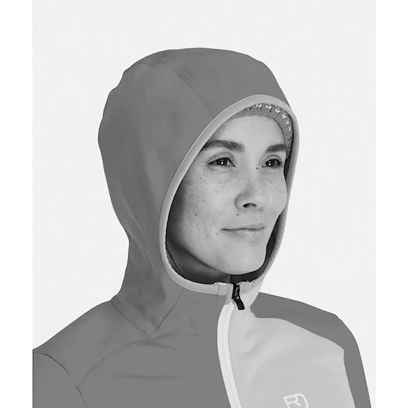 Bluza techniczna ORTOVOX Wms Fleece Hoody winetasting 2025 - 6