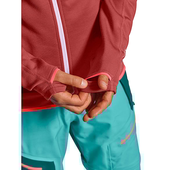Bluza techniczna ORTOVOX Wms Fleece Jacket blush 2023 - 3