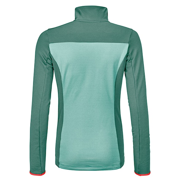 Technická mikina ORTOVOX Wms Fleece Light Zip Neck arctic grey 2025 - 2